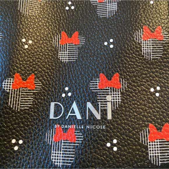 Danielle Nicole Black and Red Minnie Crossbody Bag - Picture 4 of 5